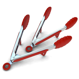 Marca personalizzata utensili Da Cucina In acciaio inox Ristorante Buffet di Cottura Del Silicone chiusura pinze - Product Image 1