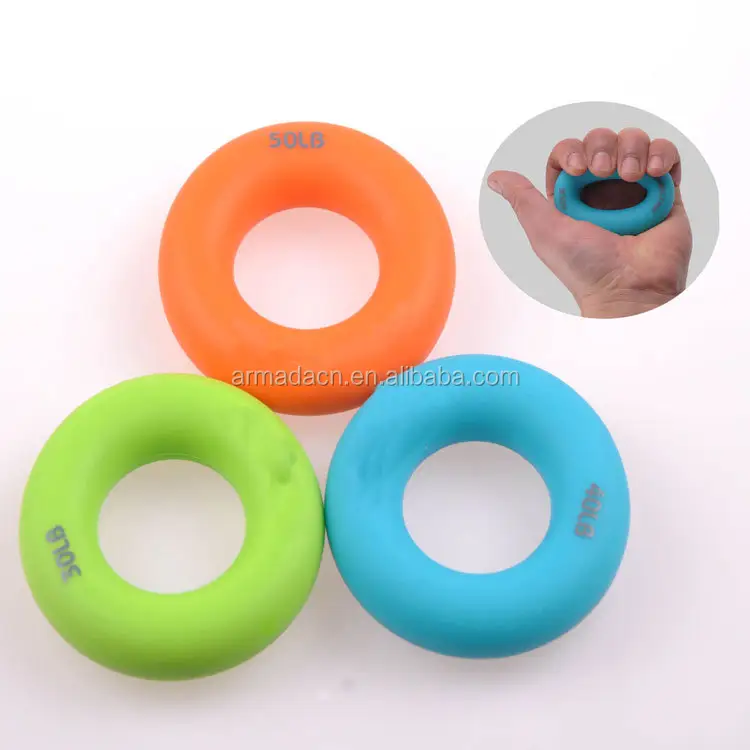 Großhandel Bestseller Aufblasbare Fitness Kraft training Gummi griff 20-40KGS Hand Finger Palm Power Training Hand greifer