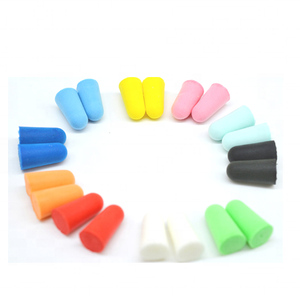 Venta caliente Mejor Precio Desechables Cómodos Tapones para los oídos CE EN352 ANSI Amarillo PU Tapones para los oídos de espuma por paquete de bolsa - Product Image 4