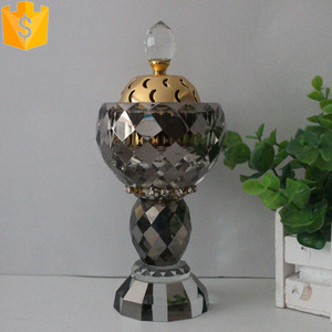 Cristal <span class=keywords><strong>bakhoor</strong></span> brûleur <span class=keywords><strong>encens</strong></span> arabe pour la chambre - Product Image 1