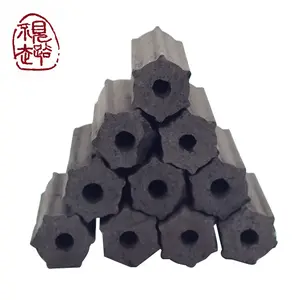 Factory Price Industry Saw Dust Coconut Charcoal Hexagonal