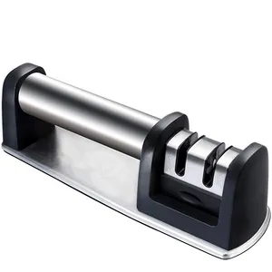 Affûtage diamanté en 2 étapes avec tige en céramique-<span class=keywords><strong>Couteau</strong></span> d'affûtage à base antidérapante - Product Image 1