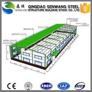 Steel long life prefab <span class=keywords><strong>living</strong></span> house School shop office hotel use building on sale - Product Image 6
