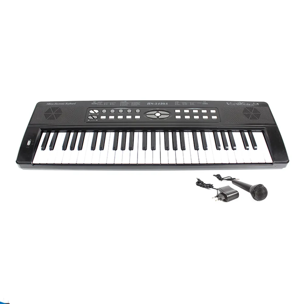 Instrumento Musical divertido para niños, teclado de juguete, órgano electrónico con 54 teclas