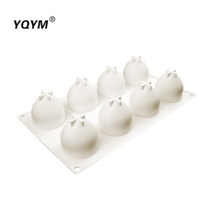 Silicone personalizzato finito prodotti in gomma della muffa della <span class=keywords><strong>Pasticceria</strong></span> Frutto di pesco forma Della Torta Del Silicone di cottura Stampi - Product Image 4