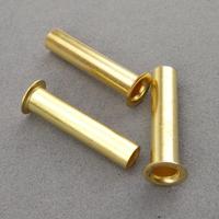 Rivets Tubulaires en laiton À Tête Plate Fixation Standard DIN 7340 3X10mm Rivets Creux