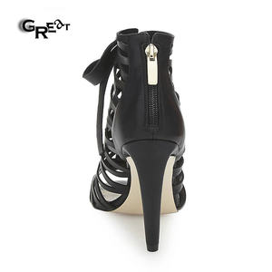 Wholesale Factory Shoes <strong>Strappy</strong> Stiletto Peep Toe Fancy <strong>Heels</strong> <strong>Low</strong> Price Ladies <strong>Sandals</strong> - Product Image 3