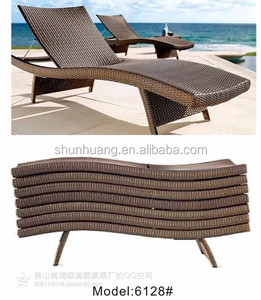 <span class=keywords><strong>Tumbona</strong></span> de Ratán Sintético de Lujo para Todo Clima, Apilable, para Piscina, Playa, Plegable - Product Image 5