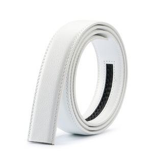 Moda Uomo Automatico Ratchet Cinghia di Cuoio Cinghia di Cuoio Genuina Della Cinghia Senza Fori Ratchet Belt Strap - Product Image 2