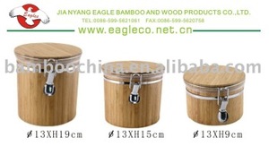 I più venduti barattolo di stoccaggio da cucina barattolo di bambù contenitore di bambù utilizzato <span class=keywords><strong>per</strong></span> tè o caffè o <span class=keywords><strong>zucchero</strong></span> - Product Image 4