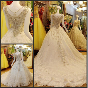 Alibaba de China 2017 el estilo moderno vestido de novia para <span class=keywords><strong>la</strong></span> novia - Product Image 1