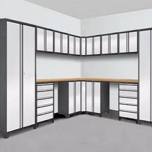 Armoire de stockage guagatool, dispositif robuste de haute qualité avec établi