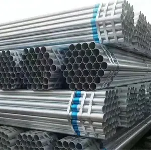 Zinc Coated Metal 20mm 25mm 50mm galvanised pipe tubular price Round Galvanized Steel Pipe For Farm Fence