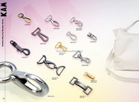 Clé et boucles de ceinture en métal, ajustable, 2 pièces
