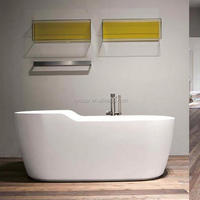 Usine En Gros Corian Surface Solide Baignoire