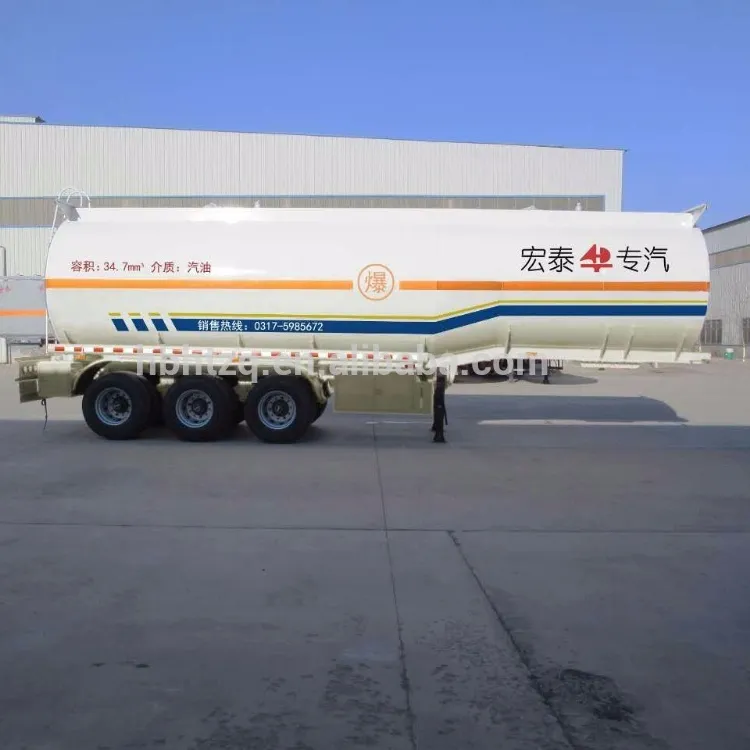 60CBM Fuel transporting tank trailer in stock