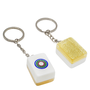 Tùy Chỉnh Nhựa <span class=keywords><strong>Mini</strong></span> Mahjong <span class=keywords><strong>Keychain</strong></span> Sáng Tạo Đáng Yêu Đẹp Tassel <span class=keywords><strong>Keychain</strong></span> - Product Image 4