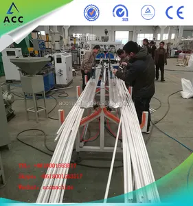 Plastic PVC dubbele pijp extruder making machines