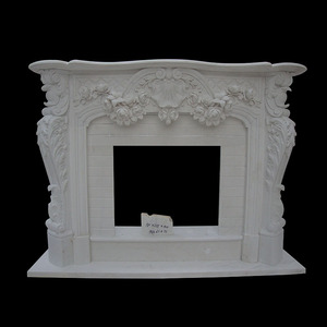 Fournisseur chinois sculpture sur pierre décorative antique <span class=keywords><strong>cheminée</strong></span> manteaux - Product Image 1