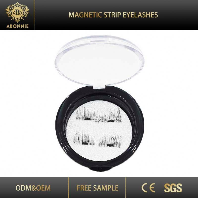 5% Magnétique Réduits Cils 3d Synthétique Faux Cils Avec Un Emballage Personnalisé