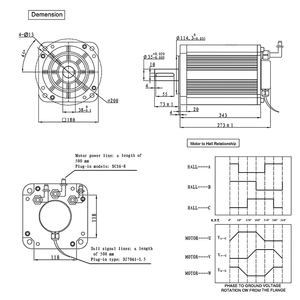 Tùy Chỉnh 82A <span class=keywords><strong>5000W</strong></span> <span class=keywords><strong>Brushless</strong></span> <span class=keywords><strong>Dc</strong></span> <span class=keywords><strong>Motor</strong></span> 72V Và Bộ Điều Khiển - Product Image 3