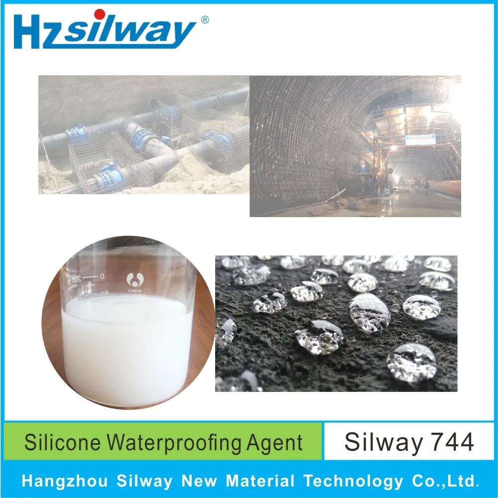 뜨거운 판매 Silway 744 콘크리트 물 교정 실러 나노 방수 소재 Higih 품질