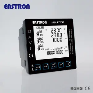 Medidor de potencia inteligente de 3 fases X96-1 de alta calidad rs485, fácil cableado con RJ12 CT, Analizador de energía Modbus