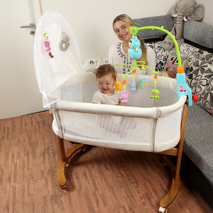 Baby Box Zanzariera Naturale di Legno Disegni <span class=keywords><strong>Culla</strong></span> - Product Image 5
