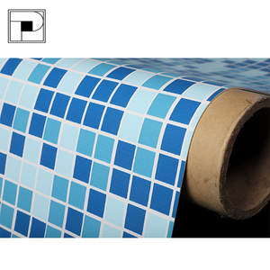 Precio de fábrica empotrada superficie anti-UV PVC espesor 1,5mm mosaico de la piscina de natación - Product Image 4