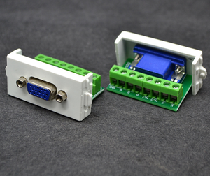 China Venta al por mayor <span class=keywords><strong>de</strong></span> alta calidad 86*86 3 puertos Modular <span class=keywords><strong>HDMI</strong></span> <span class=keywords><strong>VGA</strong></span> RCA <span class=keywords><strong>Placa</strong></span> frontal <span class=keywords><strong>de</strong></span> montaje en <span class=keywords><strong>pared</strong></span> - Product Image 2