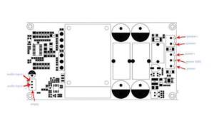 <span class=keywords><strong>Caisson</strong></span> de basses numériques soirées 1000W, haute fréquence, panneau amplificateur stéréo HIFI de classe D, panneau d'alimentation, IRFP4227 IRS2092 - Product Image 6