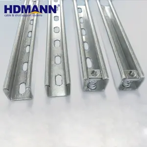 C Channel SS316 Unistrut Channel Sizes OEM Supplier in High Quality HM1000 Concrete Insert Strut Channel Free Available Unistrut