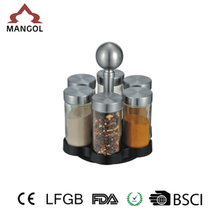 <strong>Revolving</strong> Plastic Display Restaurant Kitchen Glass <strong>Spice</strong> Jar <strong>Spice</strong> <strong>Rack</strong> - Product Image 4