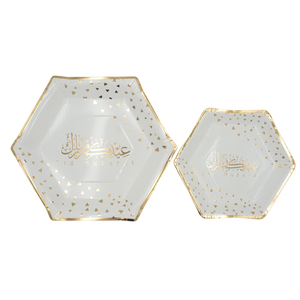 Offre Spéciale produit blanc en forme d'étoile or feuille assiettes en papier jetables - Product Image 3