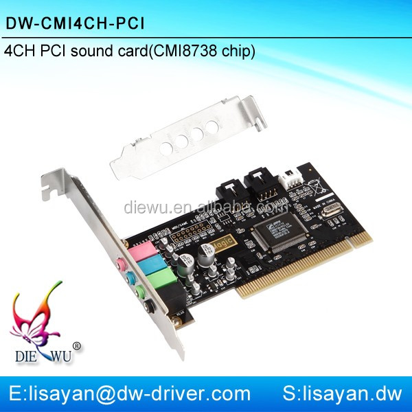 Лучшая цена Мини аудио внутренний pci звуковая карта
