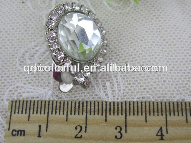 diseño de moda 2014 más popular de venta caliente de cristal de aleación de zinc pendientes
