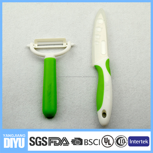 Cuchillo Herramientas de cocina de Cerámica cuchillo de hoja y 2 unids <span class=keywords><strong>set</strong></span> fruit potato peeler apple peeler - Product Image 1