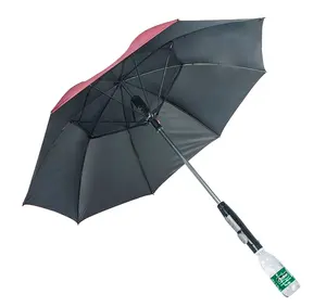 2019 new inventions fan umbrella release mist from a water bottle heading to GAME