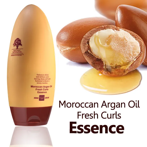 Hot sale Moroccan Argan Oil Fresh Curls Essence Organic Curly Natural Hair Care Products