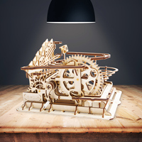 Jouet en bois à assembler soi-même Robotime LG501, modèle de puzzle mécanique en bois 3D avec mécanisme à billes pour la livraison directe