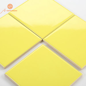 <span class=keywords><strong>Piastrelle</strong></span> Moderne <span class=keywords><strong>10x10</strong></span> Gialle per Rivestimento Cucina, Bagno, Soggiorno, Hotel con Funzione di Isolamento Termico - Product Image 5