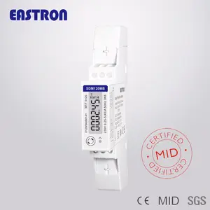 EASTRON SDM120 MID Tek fazlı din ray RS485 Modbus/M-bus Enerji Metre