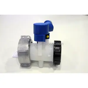 Schutz IBC 용 pvc 버터 플라이 밸브 DN50