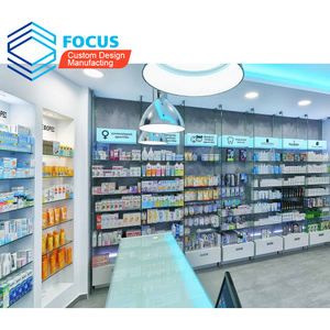 Présentoir de <span class=keywords><strong>pharmacie</strong></span> en verre trempé Muebles <span class=keywords><strong>Para</strong></span> Tiendas Vitrine en bois Design de meubles de magasin médical - Product Image 4