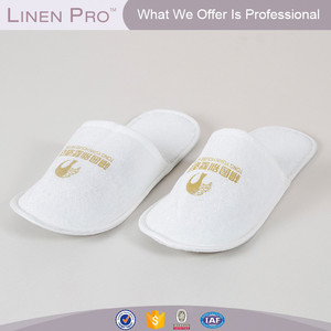 Pantuflas de Hotel de Terciopelo de Algodón con Suela de Eva para Pantuflas de Hotel <span class=keywords><strong>Ritz</strong></span> <span class=keywords><strong>Carlton</strong></span> - Product Image 4