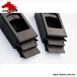 LM-725-L Electronic Enclosures Plastic Slide Push to Close Snap in Flush Locking Open Sliding Door Abs <b>Lock</b> Slam Latch - Product Image 5