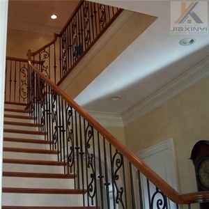 بسيطة الدرابزين الحديد المطاوع/داخلي مشغول دابزين سلالم حديدي تصميم/درابزين الدرج - Product Image 3