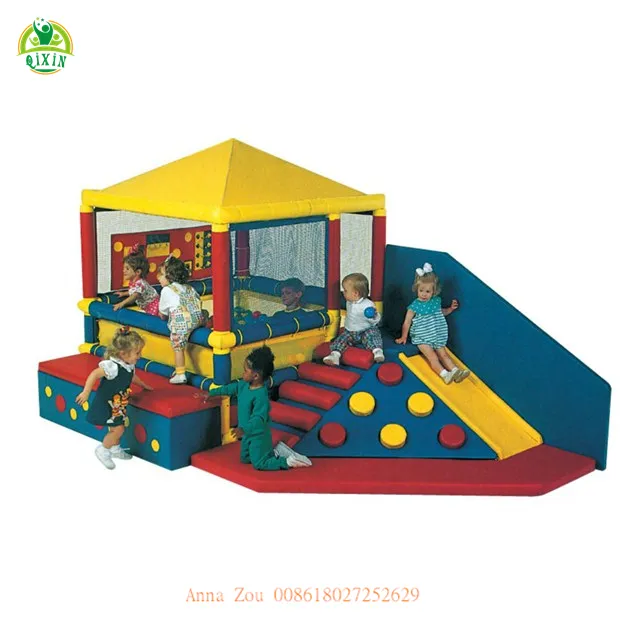 Cheap!!! indoor soft play area for kids soft play toy games QX 173F