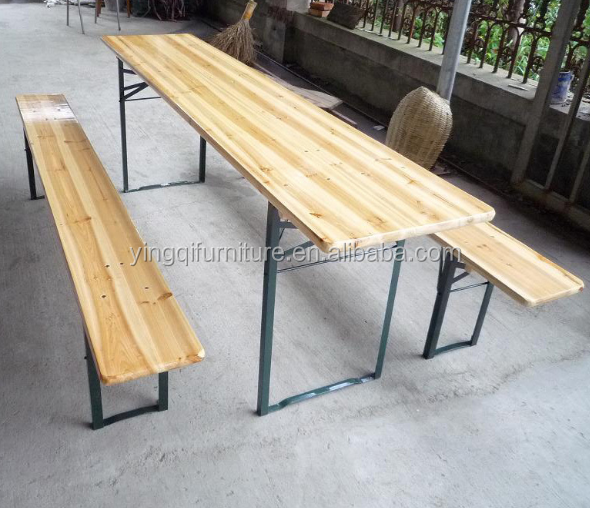 Deutscher Klappbarer Holz-Biergartengarnitur-Set mit Biergartenbänken| Alibaba.com