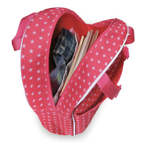 Sac à dos de rangement de voyage rose 18 pouces <span class=keywords><strong>en</strong></span> polycoton et <span class=keywords><strong>carton</strong></span> pour poupées américaines, poupées bébés, peluches et maisons de poupées, pour tous âges - Product Image 4